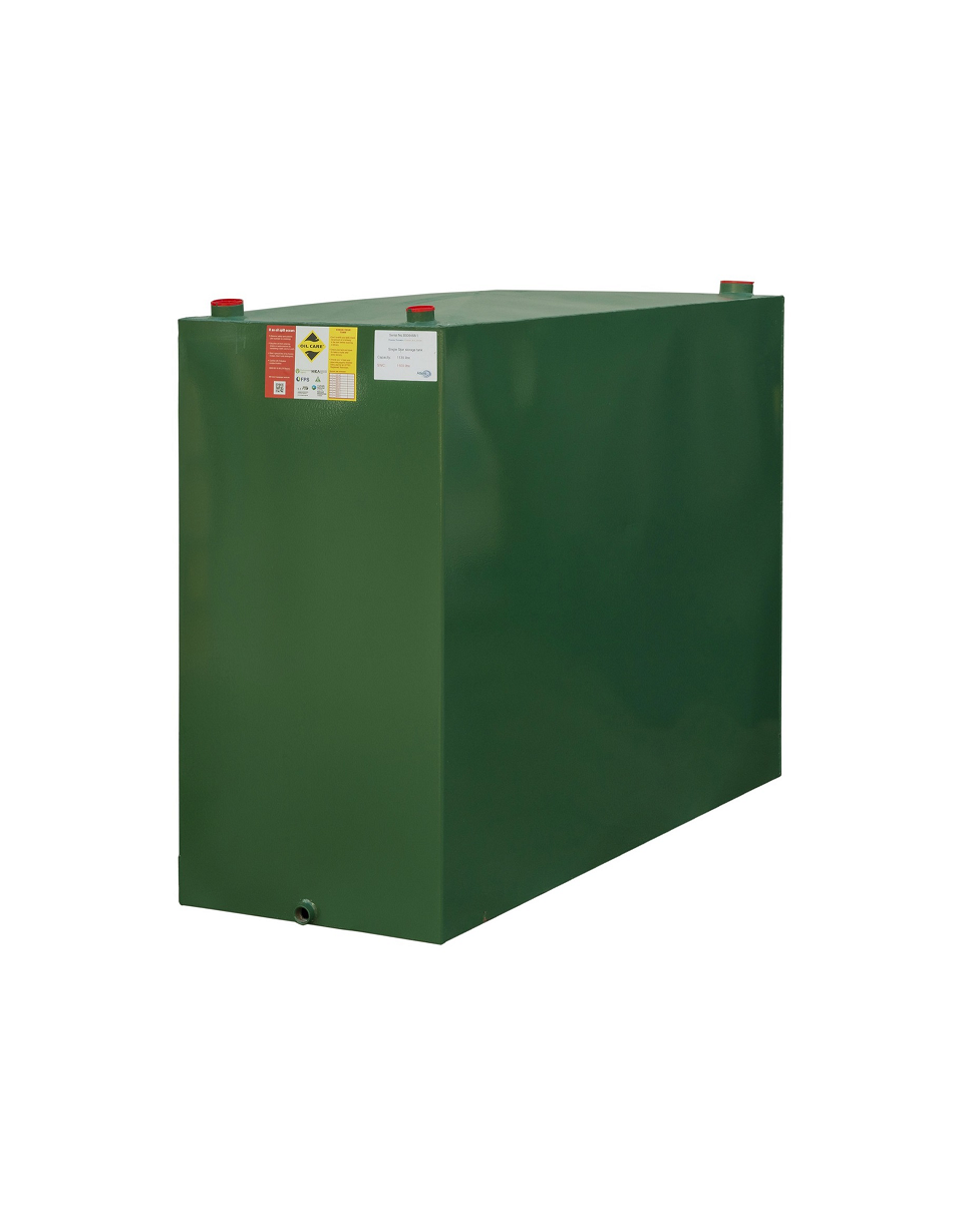 1350 Litre Steel Single Skin Oil Tank
